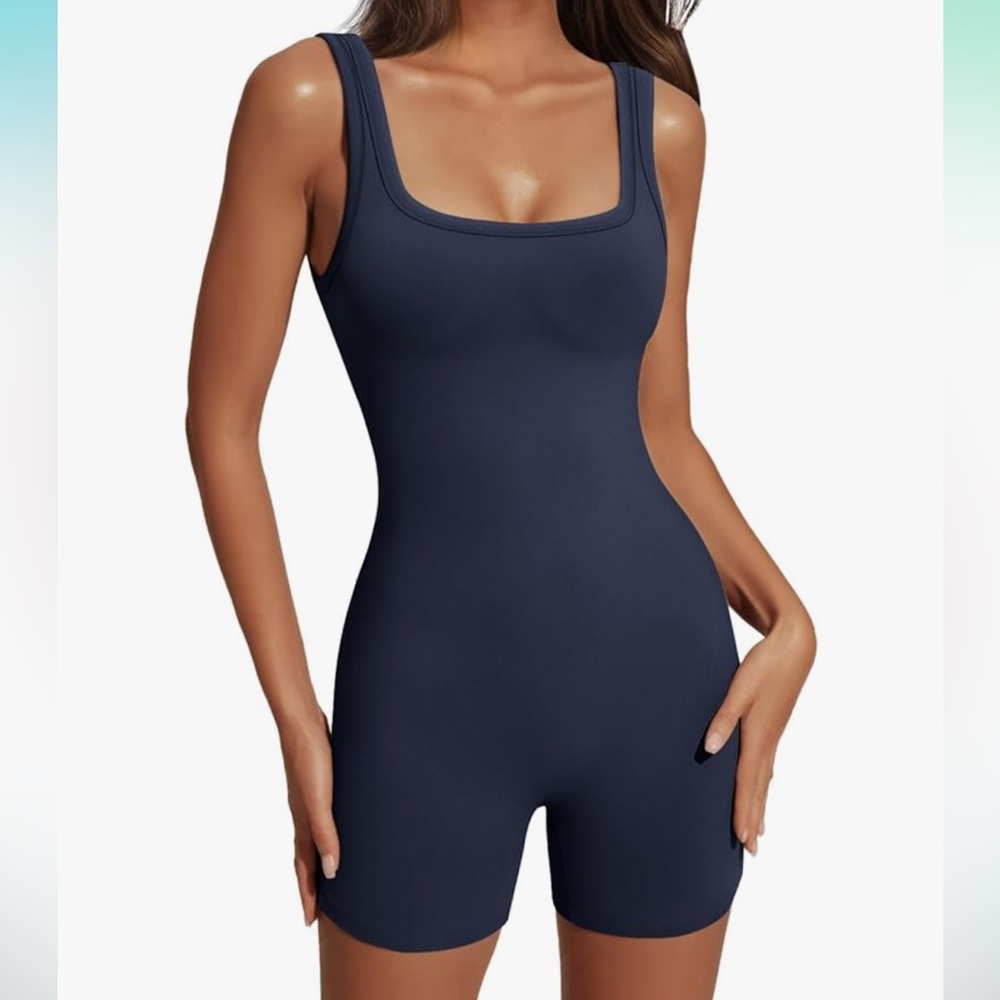 Athletic romper jumpsuit